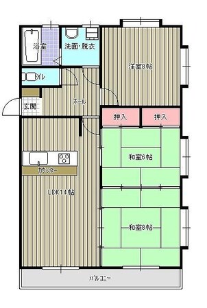 メゾンリヴェールの物件間取画像